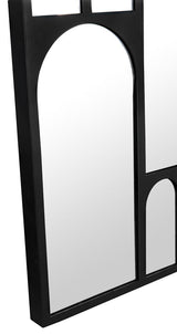 NOIR Doorway Mirror Black Steel