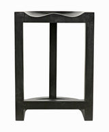 NOIR Saddle Counter Stool Hand Rubbed Black