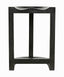 NOIR Saddle Counter Stool Hand Rubbed Black
