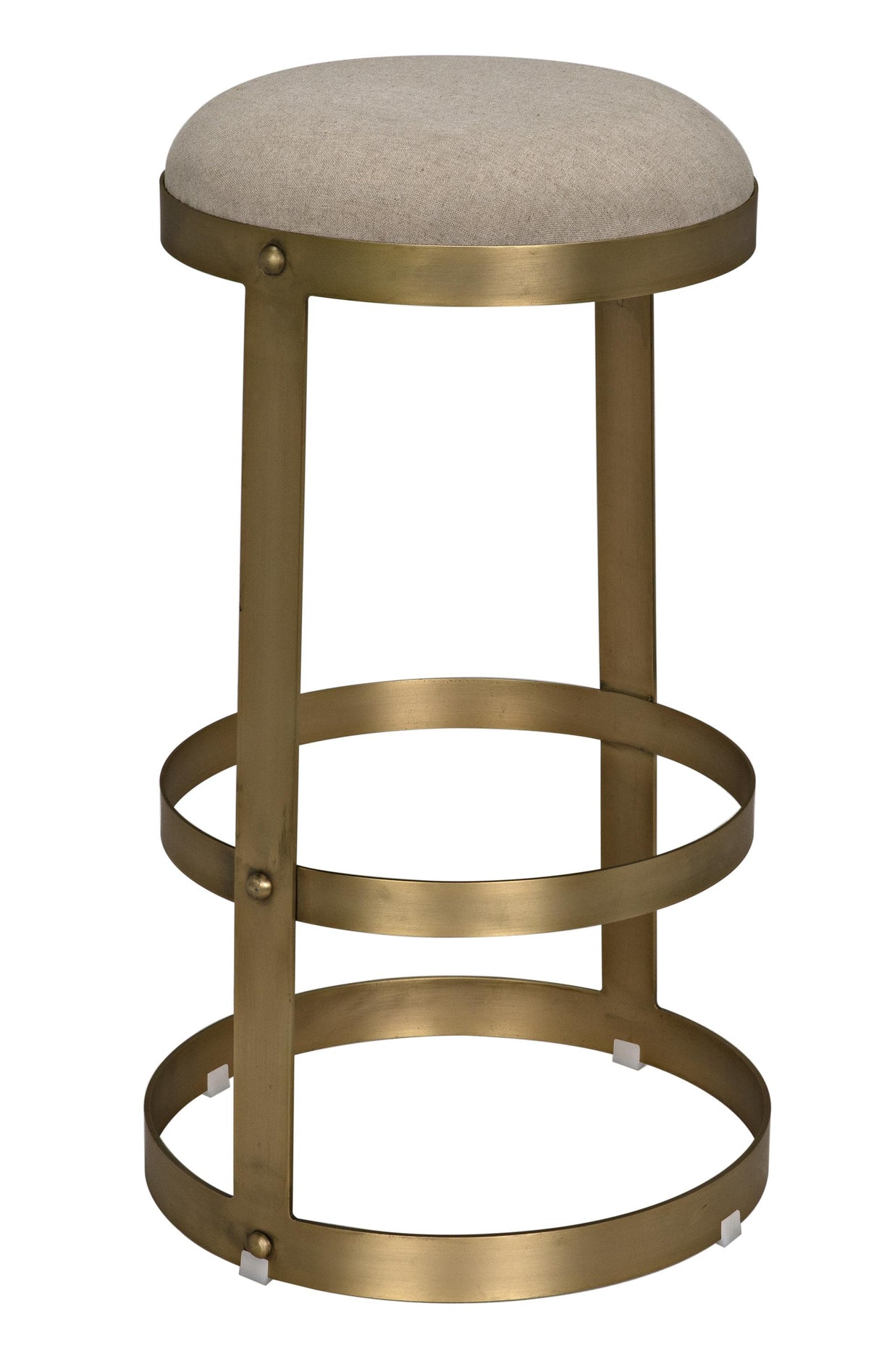 NOIR Dior Bar Stool Metal with Brass Finish