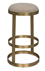 NOIR Dior Bar Stool Metal with Brass Finish