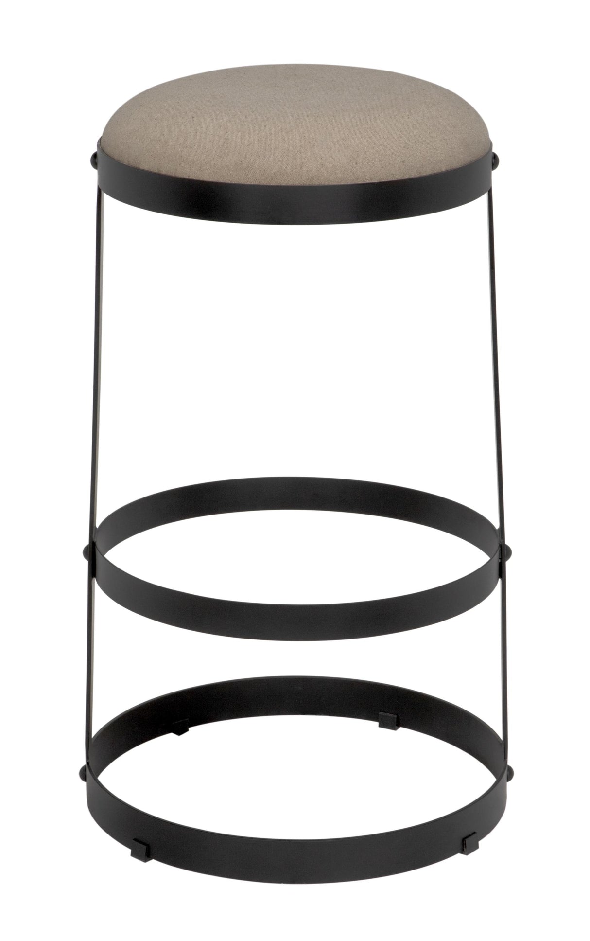 NOIR Dior Bar Stool Black Steel