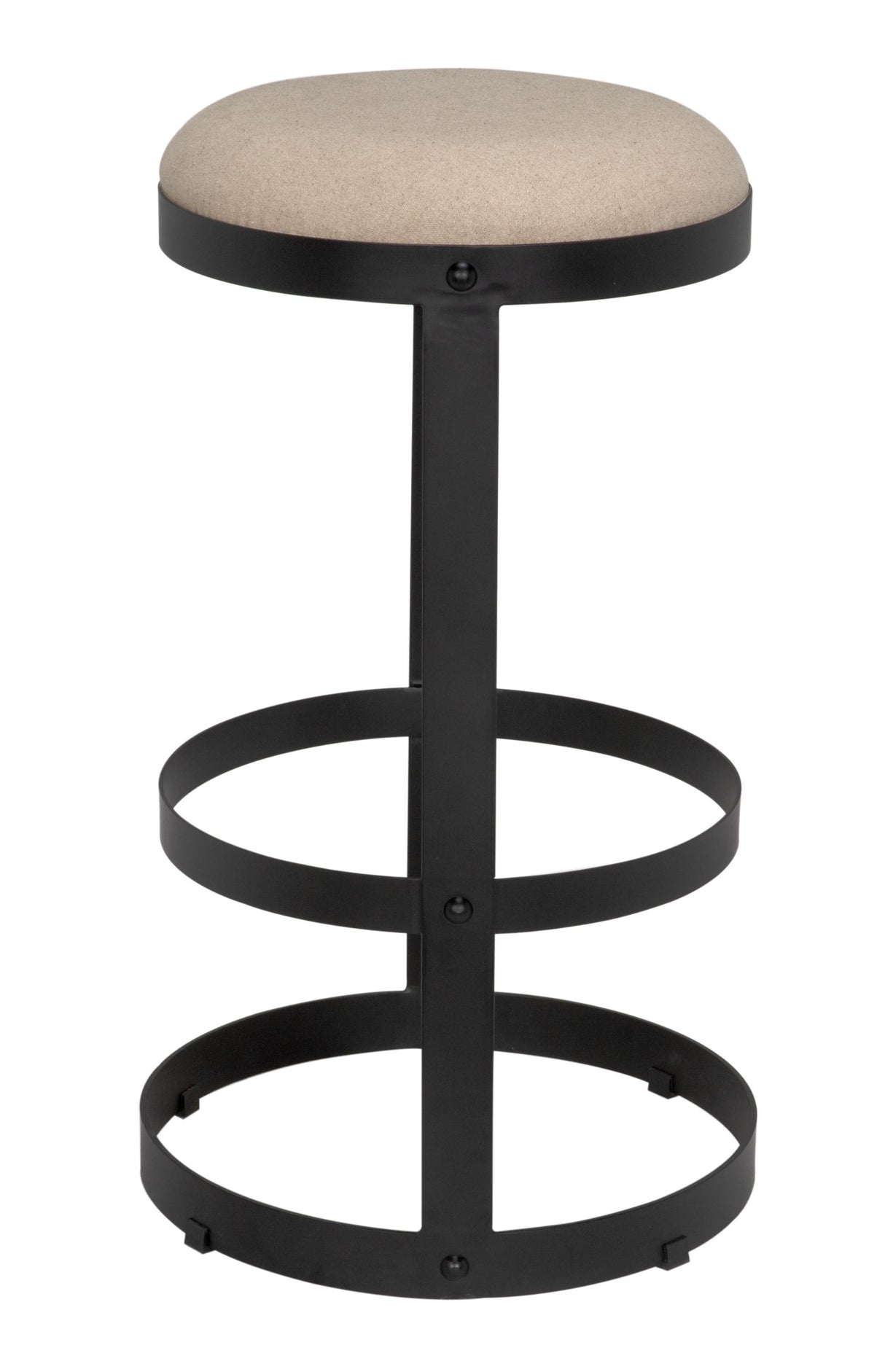 NOIR Dior Bar Stool Black Steel