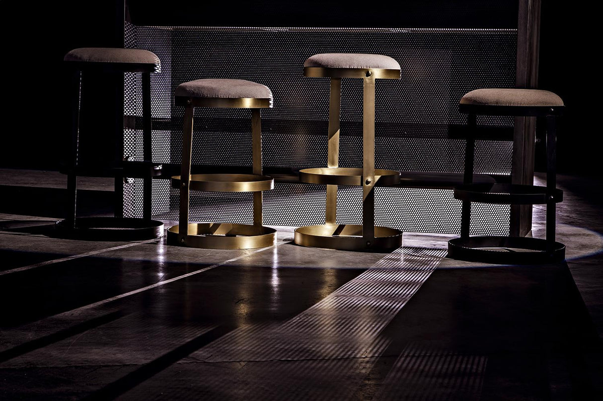 NOIR Dior Bar Stool Black Steel