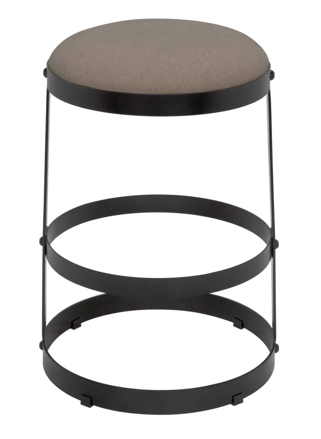 NOIR Dior Counter Stool Black Steel