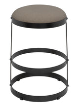 NOIR Dior Counter Stool Black Steel