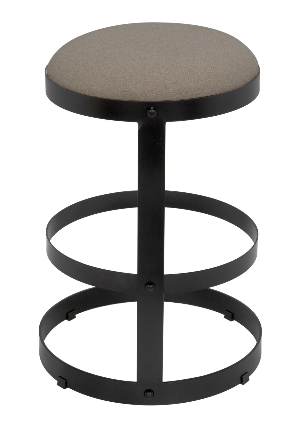 NOIR Dior Counter Stool Black Steel