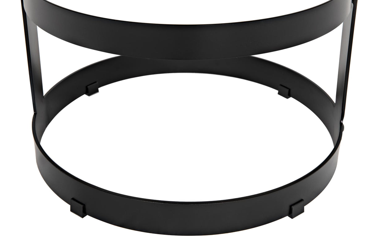 NOIR Dior Counter Stool Black Steel