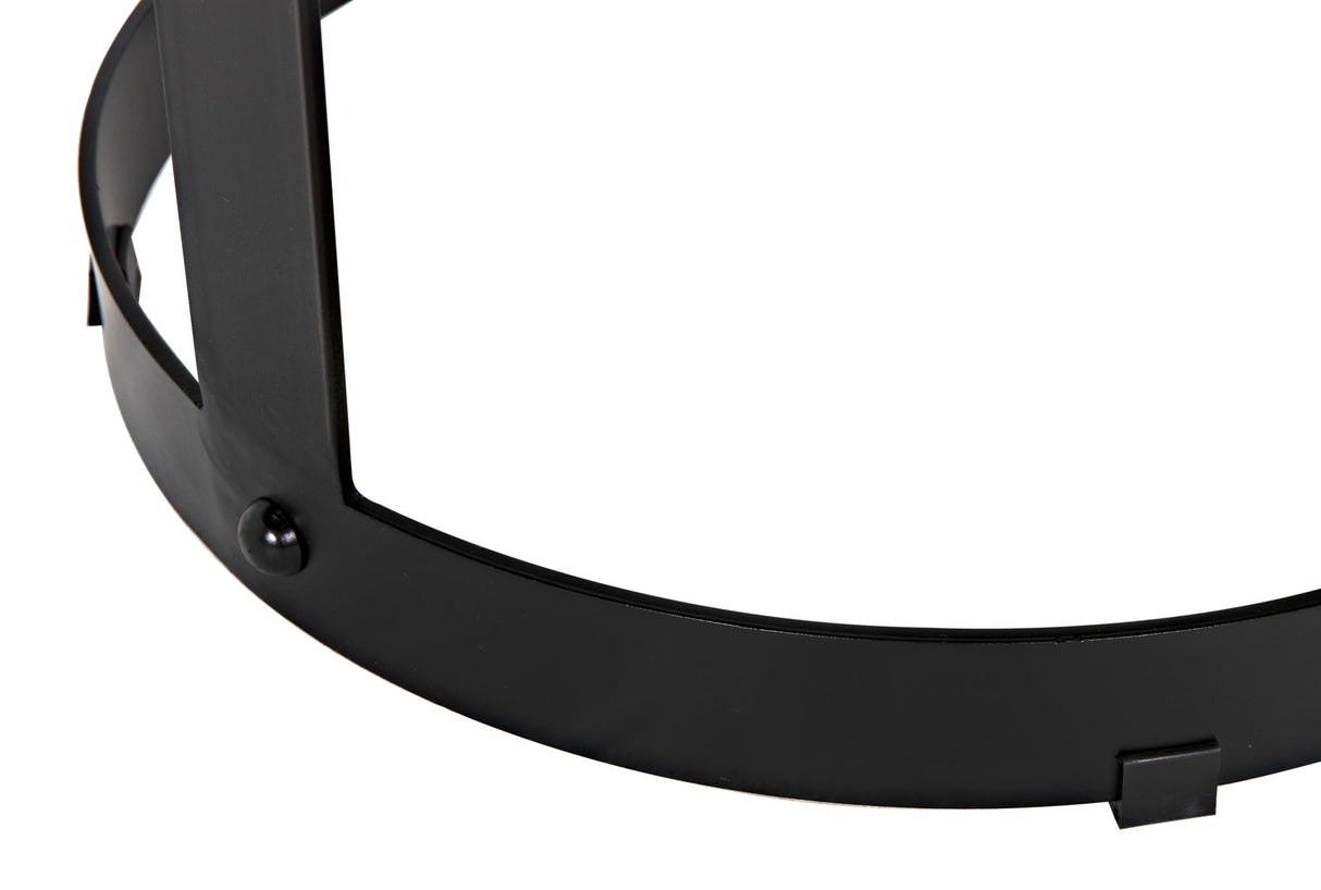 NOIR Dior Counter Stool Black Steel