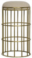 NOIR Ryley Counter Stool Steel with Brass Finish