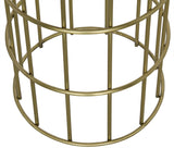 NOIR Ryley Counter Stool Steel with Brass Finish