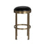 NOIR Prince Counter Stool with Leather Brass Finish