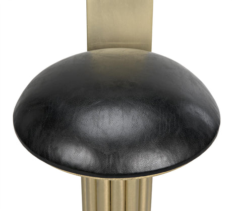 NOIR Sedes Bar Stool Steel with Brass Finish