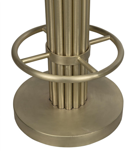 NOIR Sedes Bar Stool Steel with Brass Finish