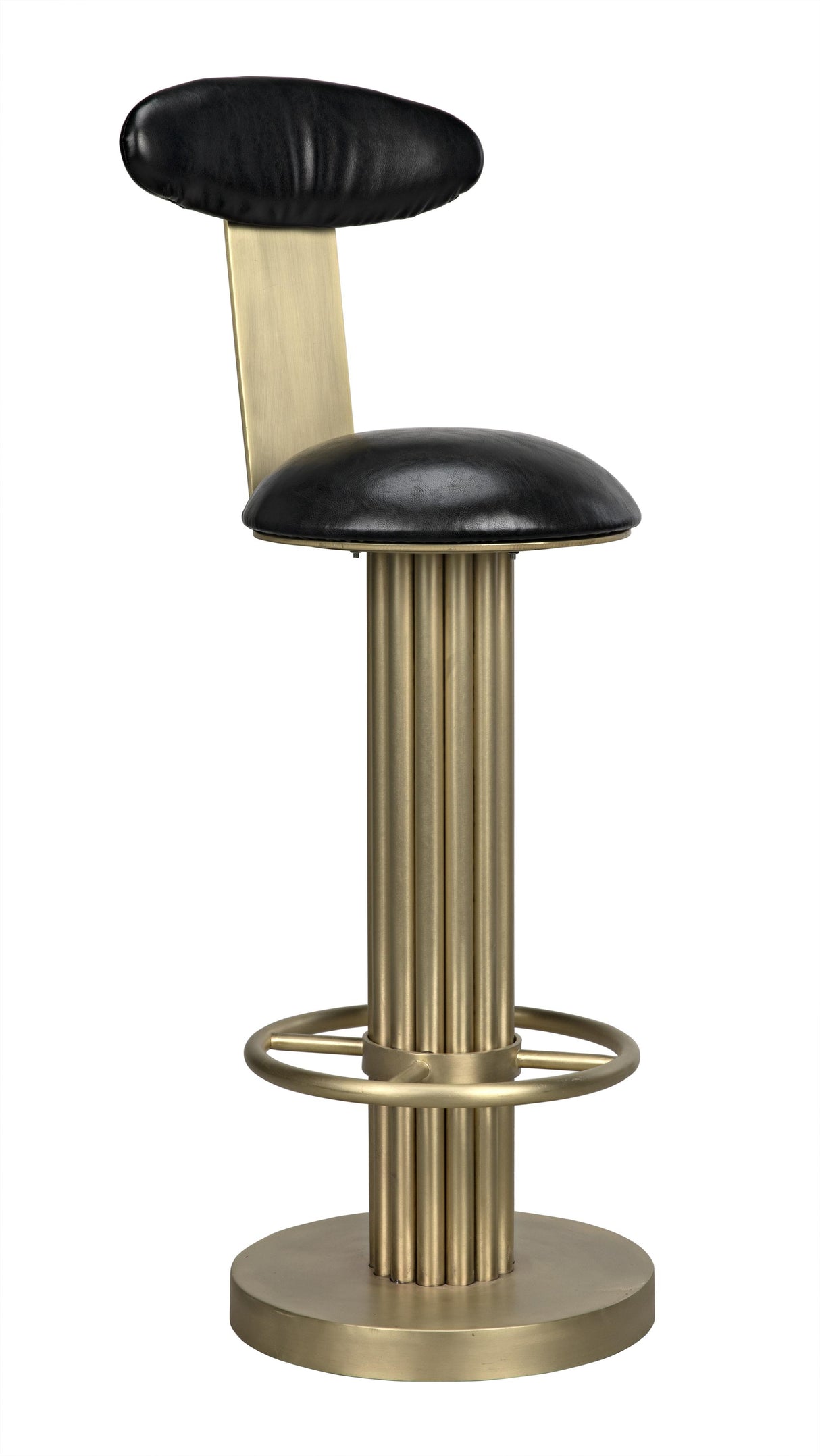 NOIR Sedes Bar Stool Steel with Brass Finish