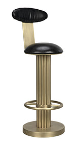 NOIR Sedes Bar Stool Steel with Brass Finish