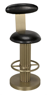 NOIR Sedes Counter Stool Steel with Brass Finish
