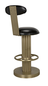 NOIR Sedes Counter Stool Steel with Brass Finish