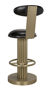 NOIR Sedes Counter Stool Steel with Brass Finish