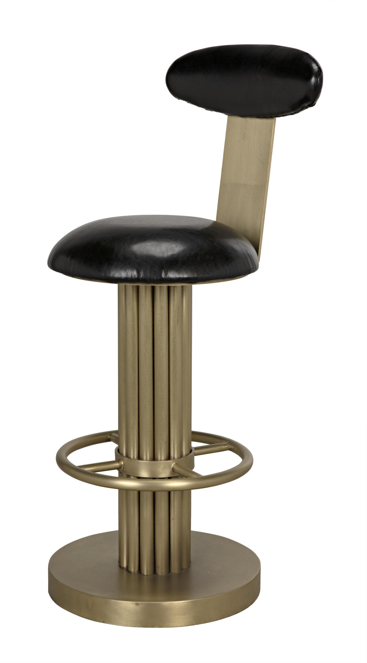 NOIR Sedes Counter Stool Steel with Brass Finish