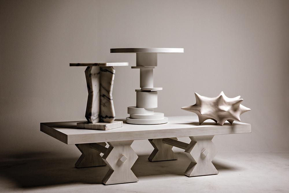 NOIR Suzu Coffee Table White Wash