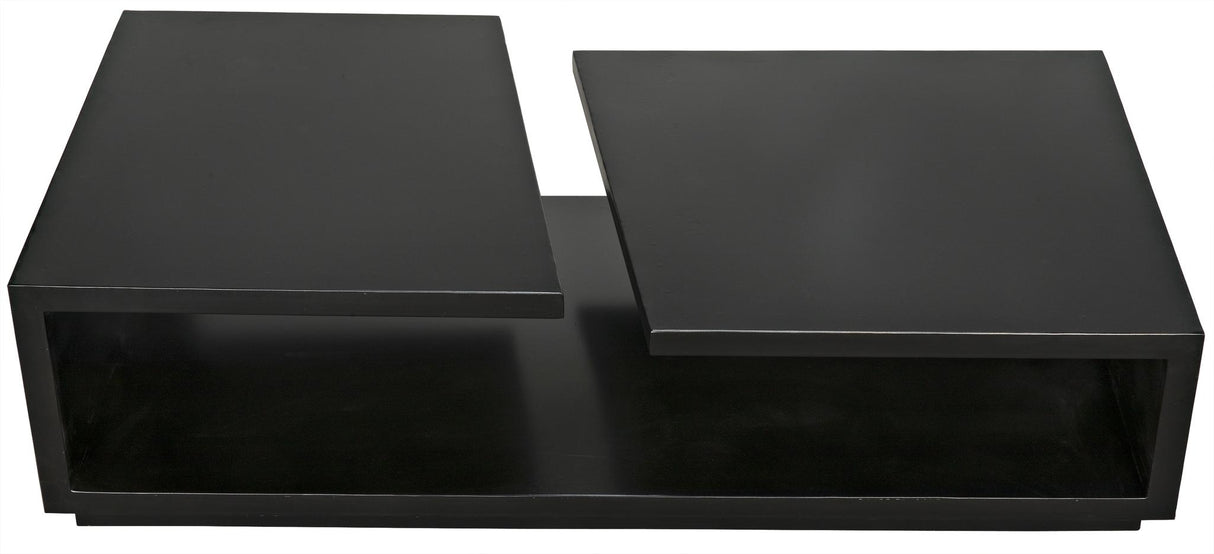 NOIR Shift Coffee Table Black Steel