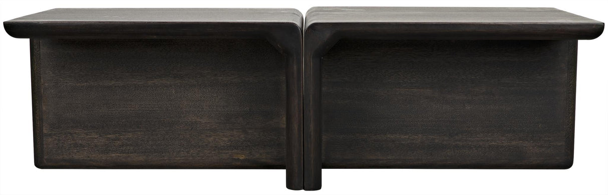 NOIR Hagen Coffee Table Ebony Walnut