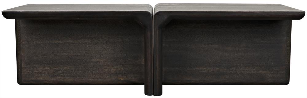 NOIR Hagen Coffee Table Ebony Walnut