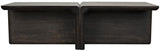 NOIR Hagen Coffee Table Ebony Walnut