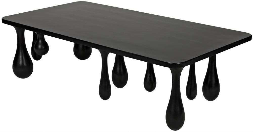 NOIR Drop Coffee Table Hand Rubbed Black