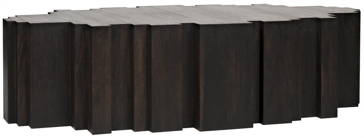 NOIR Royce Coffee Table Ebony Walnut