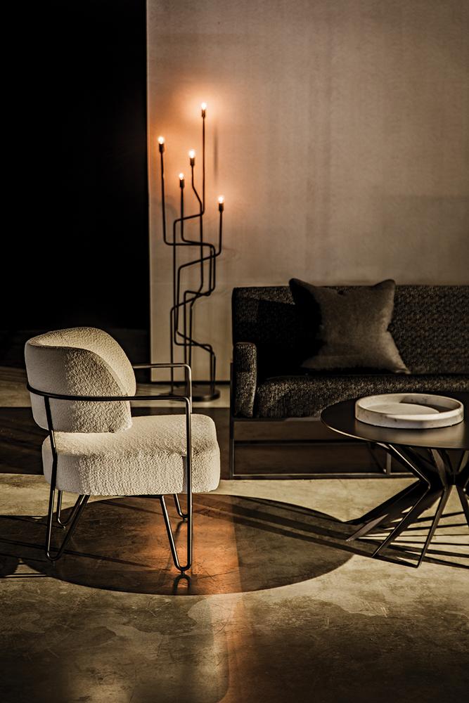 NOIR Spider Coffee Table Black Metal