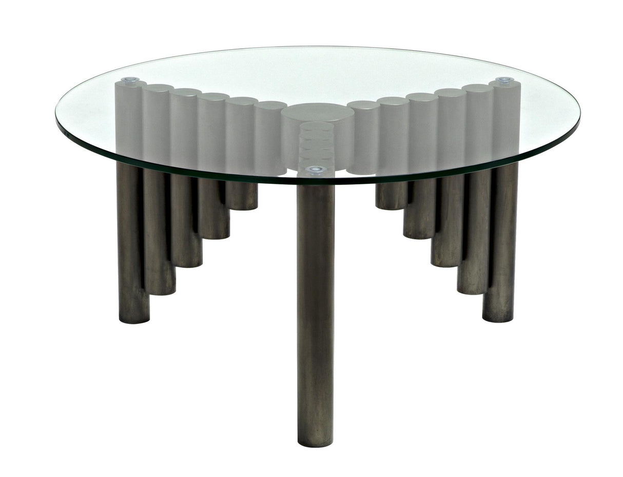 NOIR Organum Coffee Table Gun Metal Finish