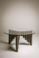 NOIR Organum Coffee Table Gun Metal Finish