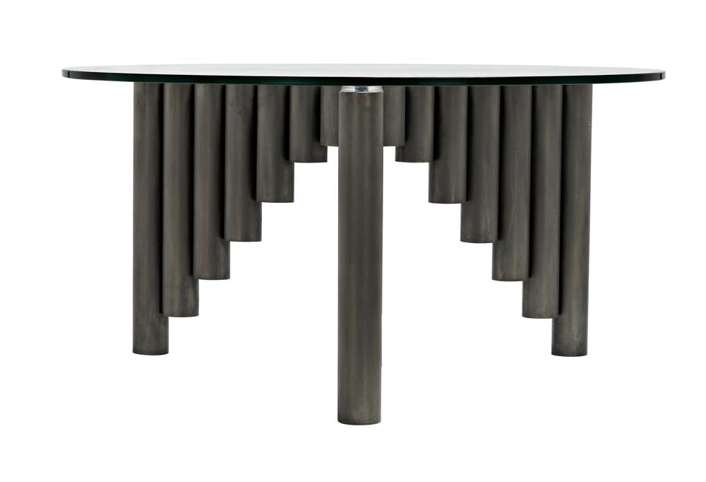 NOIR Organum Coffee Table Gun Metal Finish
