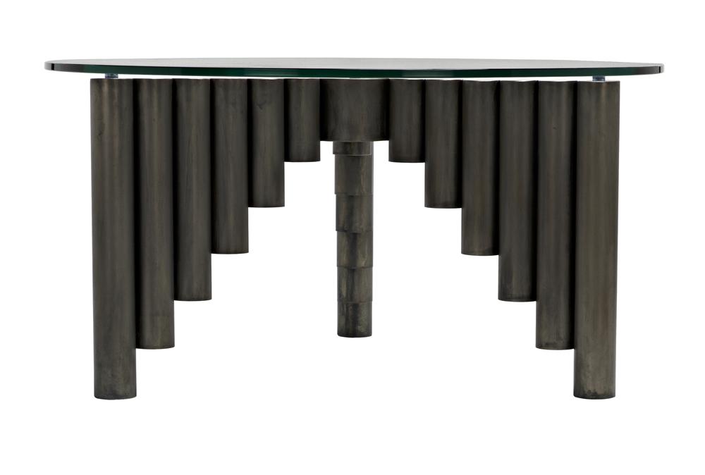 NOIR Organum Coffee Table Gun Metal Finish