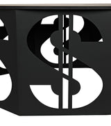 NOIR Dollar Coffee Table Black Iron