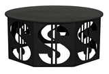 NOIR Dollar Coffee Table Black Iron
