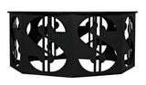 NOIR Dollar Coffee Table Black Iron