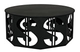 NOIR Dollar Coffee Table Black Iron
