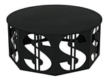 NOIR Dollar Coffee Table Black Iron