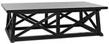 NOIR Sutton Coffee TableHand Rubbed Black
