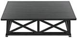 NOIR Sutton Coffee TableHand Rubbed Black