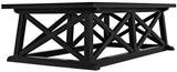 NOIR Sutton Coffee TableHand Rubbed Black