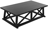 NOIR Sutton Coffee TableHand Rubbed Black