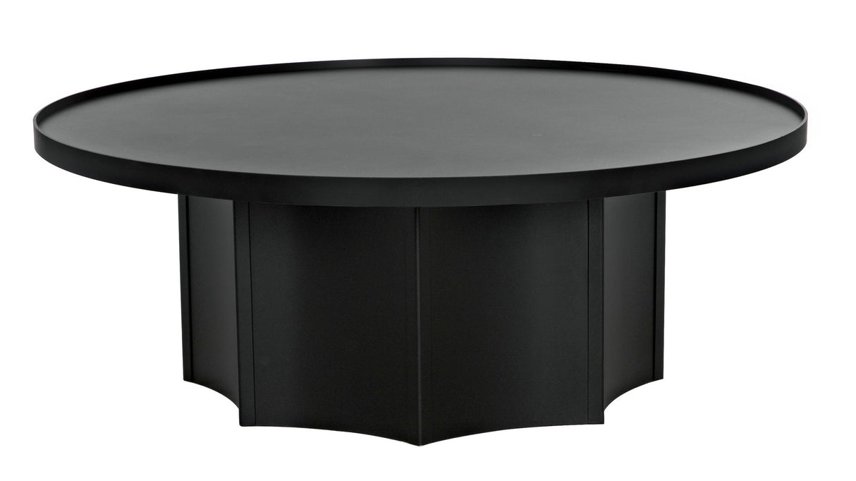 NOIR Rome Coffee Table Black Steel