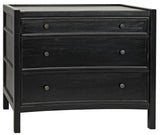 NOIR Hampton Side Table Hand Rubbed Black