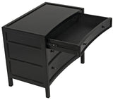 NOIR Hampton Side Table Hand Rubbed Black