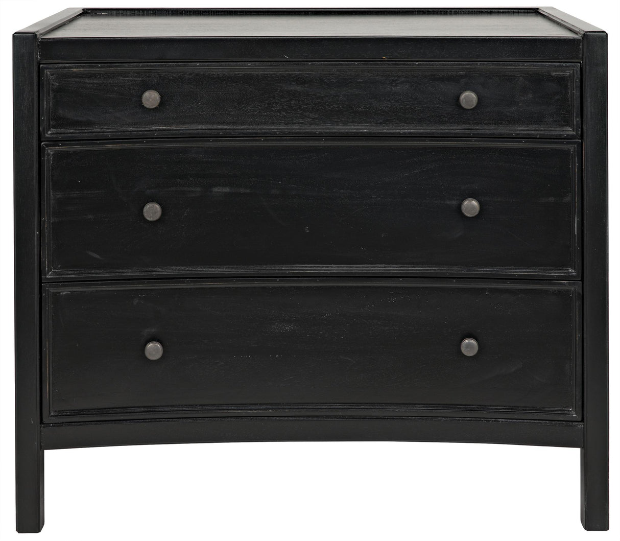 NOIR Hampton Side Table Hand Rubbed Black