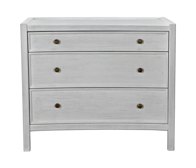 NOIR Hampton Side TableWhite Wash